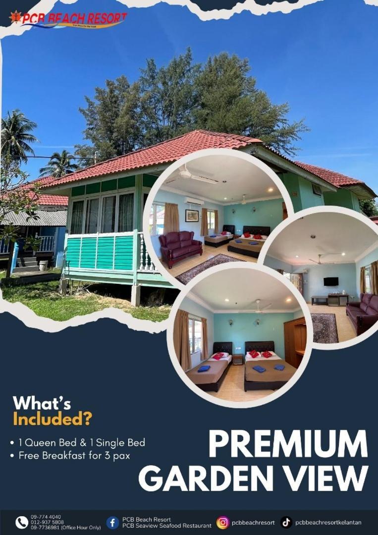 Pcb Beach Resort Kota Bharu Exterior foto